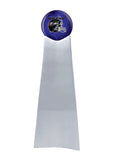 Championship Trophy Cremation Urn with Optional Baltimore Ravens Ball Decor and Custom Metal Plaque