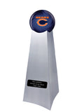 Championship Trophy Cremation Urn with Optional Chicago Bears Ball Decor and Custom Metal Plaque