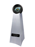 Championship Trophy Cremation Urn with Optional Jacksonville Jaguars Ball Decor and Custom Metal Plaque