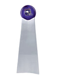 Championship Trophy Cremation Urn with Optional Football and Minnesota Vikings Ball Decor and Custom Metal Plaque