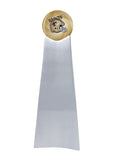 Championship Trophy Cremation Urn with Optional Football and New Orleans Saints Ball Decor and Custom Metal Plaque