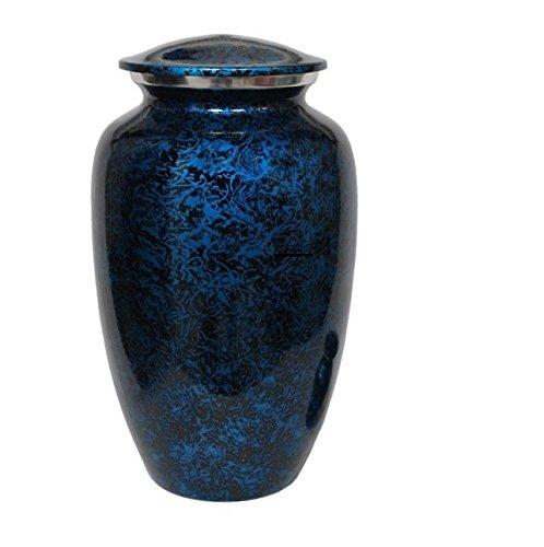 Forest Blue Cremation Urn for Ashes