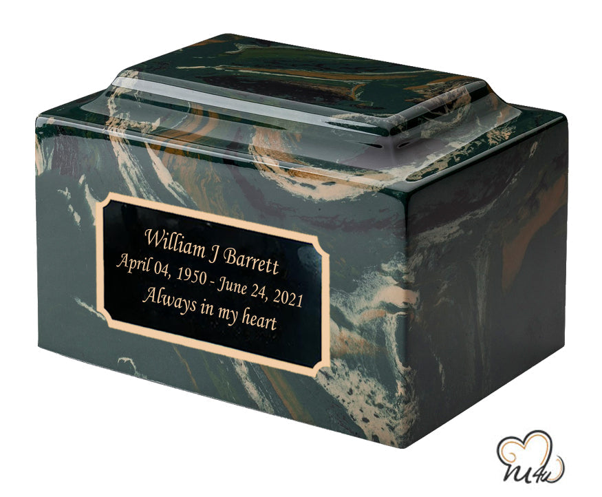 Camouflage Cultured Marble Urn - ExquisiteUrns