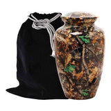 Camouflage Urn For Ashes, Modern Bush Design 9 - Exquisite Urns