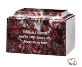 Fire Rock Cultured Marble Urn - ExquisiteUrns