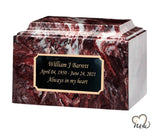 Fire Rock Cultured Marble Urn - ExquisiteUrns