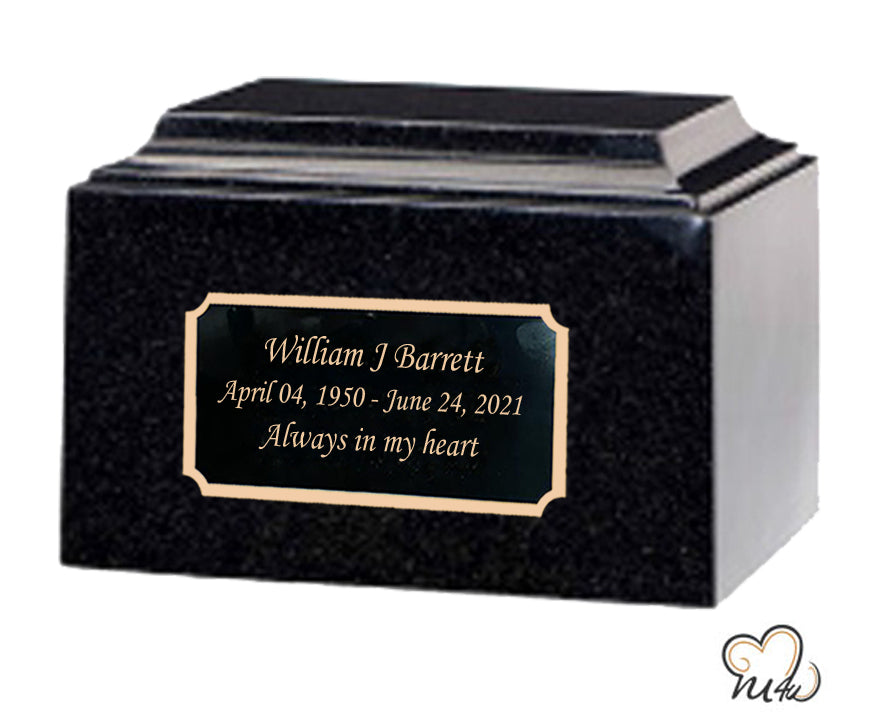 Granite Bombay Cultured Marble Urn - ExquisiteUrns