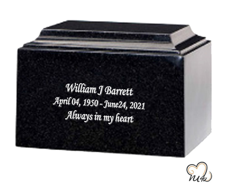 Granite Bombay Cultured Marble Urn - ExquisiteUrns