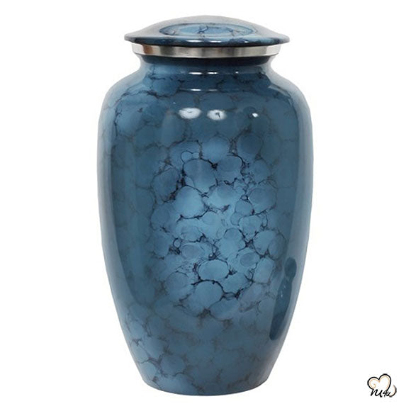 Classic Denim Alloy Cremation Urn - ExquisiteUrns