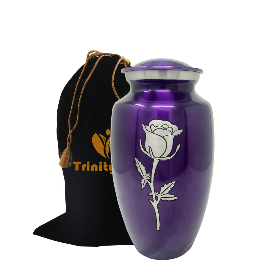 Eternal Rose Alloy Cremation Urn - ExquisiteUrns