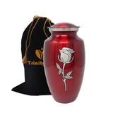 Eternal Rose Alloy Cremation Urn - ExquisiteUrns