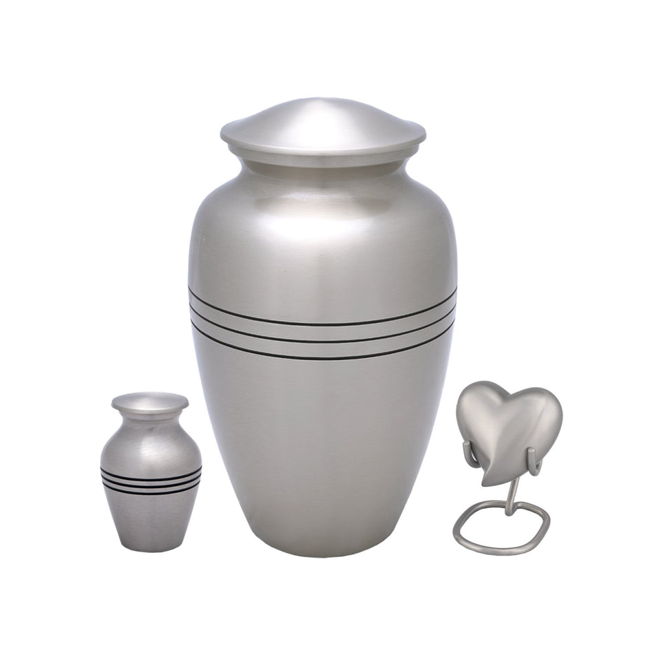 Classic Pewter Cremation Urn
