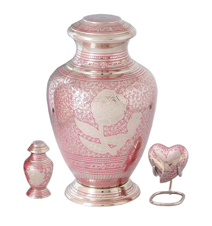 Callia Pink Rose Miniature Cremation Urn
