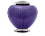 Baroque Cremation Urn for Ashes in Purple
