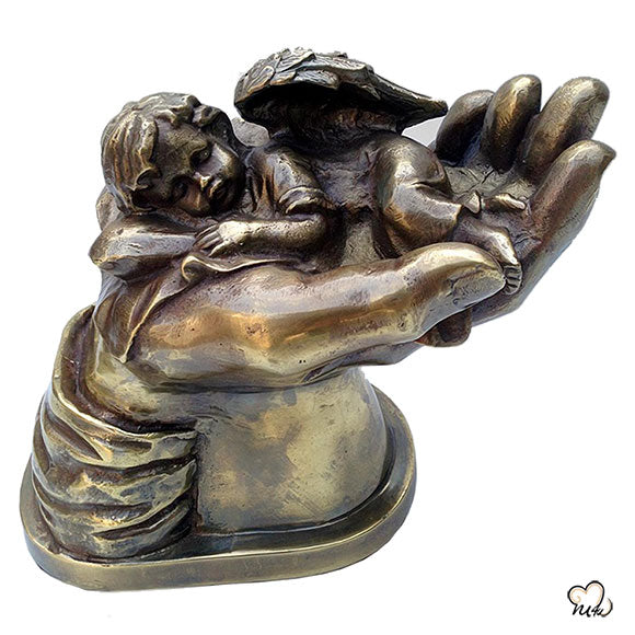 Infant Angel Sculpture Cremation Urn - ExquisiteUrns