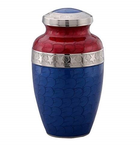Star Spangled Patriot Adult Cremation Urn - ExquisiteUrns