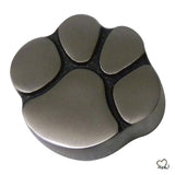 Pet Keepsake Urn - Paw Print Pet Urn - Custom Urn for Pet Ashes in Pewter -  ExquisiteUrns