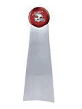 Championship Trophy Cremation Urn With Optional Arizona Cardinals Ball Décor And Custom Metal Plaque - ExquisiteUrns