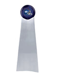 Championship Trophy Cremation Urn with Optional Football and New York Giants Ball Decor and Custom Metal Plaque - ExquisiteUrns