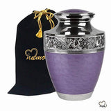 Lavender Bloom Urn for Ashes, Levender Bloom Unique Urn for Human Ashes - Exquisite Urns