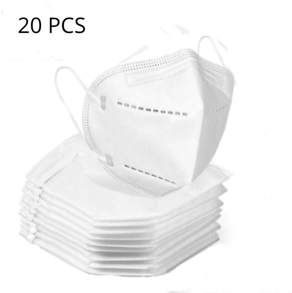 KN95 RESPIRATOR DISPOSABLE FACE MASK 20PCS - ExquisiteUrns