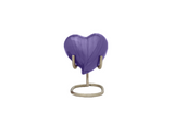 Baroque Cremation Urn for Ashes in Purple