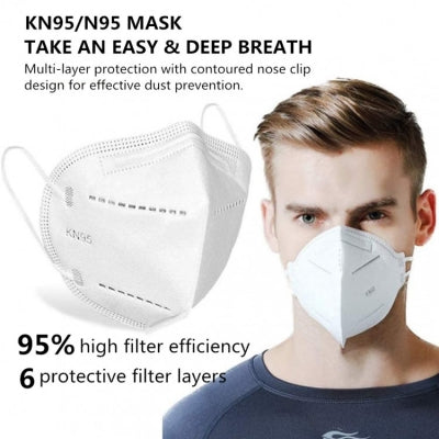 KN95 RESPIRATOR DISPOSABLE FACE MASK 20PCS - ExquisiteUrns