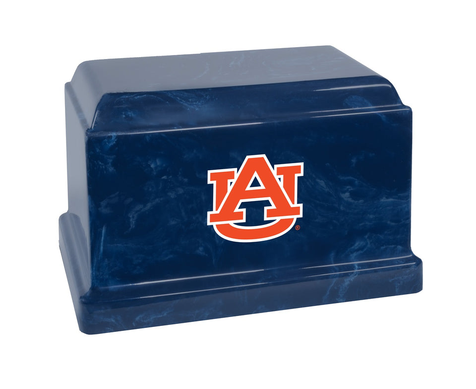 Auburn University Tigers College Cremation Urn- Orange