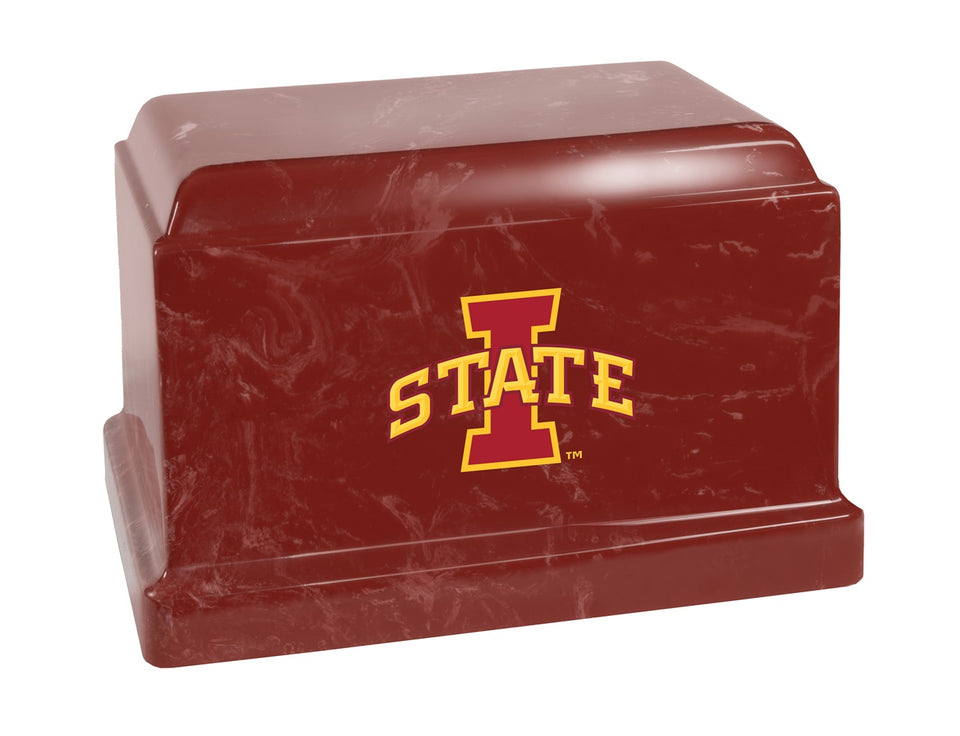 Iowa State University Cyclones College Cremation Urn - Red