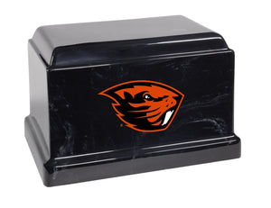 Oregon State Beavers Black College Adult Cremation Urn