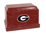 University of Georgia Bulldogs College Cremation Urn - Red