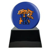 LIMITED SUPPLY- Football Cremation Urn with Optional Kentucky Wildcats Ball Decor and Custom Metal Plaque