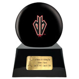 Baseball Cremation Urn with Optional Arizona Diamondbacks Ball Decor and Custom Metal Plaque