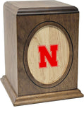 Nebraska University Cornhuskers College Cremation Urn - Red