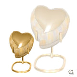 Classic Gold Mother of Pearl Cremation Urn - ExquisiteUrns