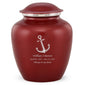 Grace Anchor Adult Cremation Urn in Red, Grace Anchor Adult Custom Engraved Urns for Ashes in Red, Embrace Anchor Adult Cremation Urn in Red, Embrace Anchor Adult Urn for Ashes in Red, Embrace Anchor Cremation Urn in Red, Embrace Anchor Urn for Ashes in Red, Grace Anchor Urn for Ashes in Red, Grace Anchor Cremation Urn in Red - ExquisiteUrns