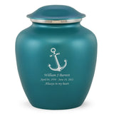 Grace Anchor Adult Cremation Urn in Teal, Grace Anchor Adult Custom Engraved Urns for Ashes in Teal, Embrace Anchor Adult Cremation Urn in Teal, Embrace Anchor Adult Urn for Ashes in Teal, Embrace Anchor Cremation Urn in Teal, Embrace Anchor Urn for Ashes in Teal, Grace Anchor Urn for Ashes in Teal, Grace Anchor Cremation Urn in Teal - ExquisiteUrns