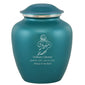 Grace Basketball Adult Cremation Urn in Teal, Grace Basketball Adult Custom Engraved Urns for Ashes in Teal, Embrace Basketball Adult Cremation Urn in Teal, Embrace Basketball Adult Urn for Ashes in Teal, Embrace Basketball Cremation Urn in Teal, Embrace Basketball Urn for Ashes in Teal, Grace Basketball Urn for Ashes in Teal, Grace Basketball Cremation Urn in Teal - ExquisiteUrns