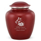 Grace Butterfly Adult Cremation Urn in Red, Grace Butterfly Adult Custom Engraved Urns for Ashes in Red, Embrace Butterfly Adult Cremation Urn in Red, Embrace Butterfly Adult Urn for Ashes in Red, Embrace Butterfly Cremation Urn in Red, Embrace Butterfly Urn for Ashes in Red, Grace Butterfly Urn for Ashes in Red, Grace Butterfly Cremation Urn in Red - ExquisiteUrns