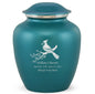 Grace Cardinal Adult Cremation Urn in Teal, Grace Cardinal Adult Custom Engraved Urns for Ashes in Teal, Embrace Cardinal Adult Cremation Urn in Teal, Embrace Cardinal Adult Urn for Ashes in Teal, Embrace Cardinal Cremation Urn in Teal, Embrace Cardinal Urn for Ashes in Teal, Grace Cardinal Urn for Ashes in Teal, Grace Cardinal Cremation Urn in Teal - ExquisiteUrns