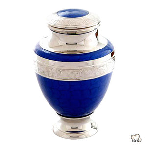 Blue Galaxy Cremation Urn, Funeral Urns - ExquisiteUrns