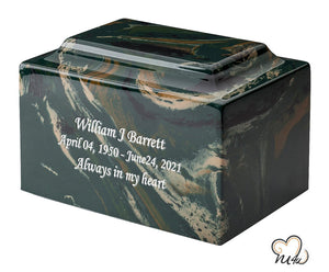 Camouflage Cultured Marble Urn - ExquisiteUrns