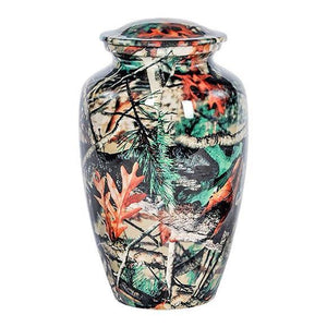 Camouflage Urn For Ashes, Bush Design 0 - Exquisite Urns