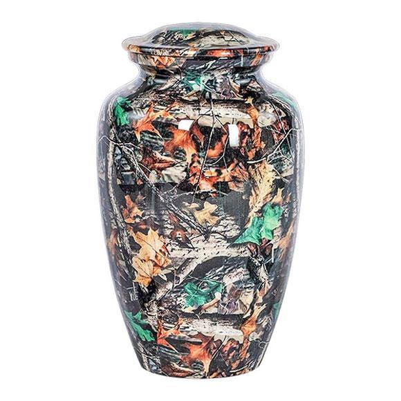 Camouflage Urn For Ashes, Modern Bush Design 9 - Exquisite Urns