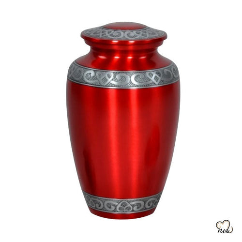 Carnelian Alloy Cremation Urn, Alloy Urns - ExquisiteUrns