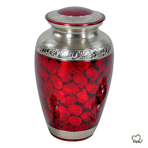 Classic Crimson Cremation Urn, Classic Urn - ExquisiteUrns