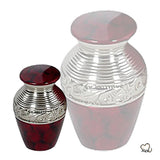 Classic Crimson Cremation Urn, Classic Urn - ExquisiteUrns