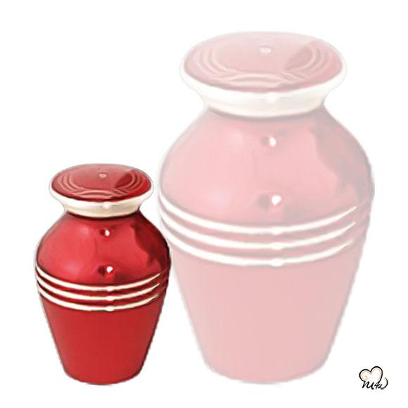 Classic Red Cremation Urn, Classic Urn - Exquisite Urns