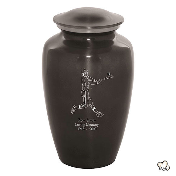 Custom Engraved Baseball Cremation Urn, Sports Urn - ExquisiteUrns