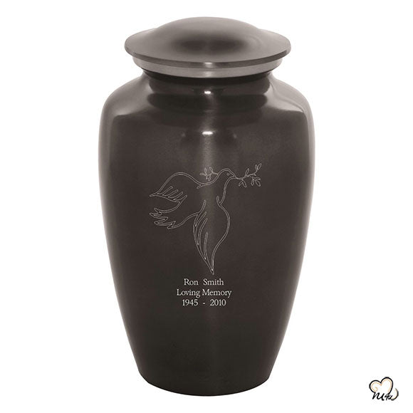 Custom Engraved Dove Cremation Urn, Sports Urn - ExquisiteUrns